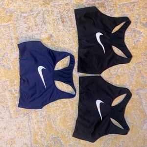 SET OF THREE NIKE SPORTS BRA (SMALL)
